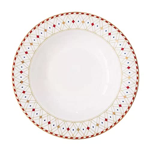 Easy Life Servizio Piatti Natalizio 18 pezzi porcellana decoro Nutcracker Schiaccianoci
