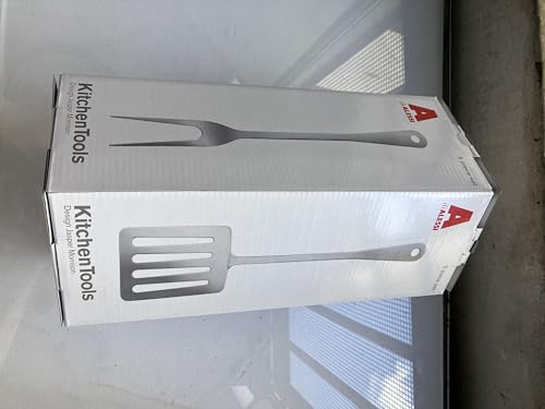 Alessi servizio di posate da cucina acciaio inossidabile cucchiaio forchettone mestolo paletta schiumaiola design Jasper