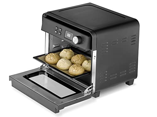 Caso AirFry Chef 1700 friggitrice ad aria 22 litri colore nero, design tedesco moderno