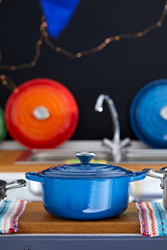 Le Creuset casseruola rotonda ghisa ciliegia con maniglie per cottura e brasatura