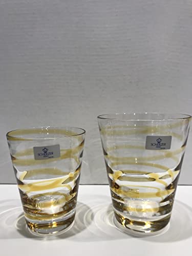 Scherzer Set 6 Bicchieri Vino Spirale cristallo - Design tedesco elegante