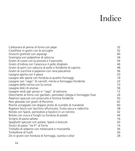 Il mio negozio Pasta al forno e gratin libro ricette Bruno Barbieri 64 pagine