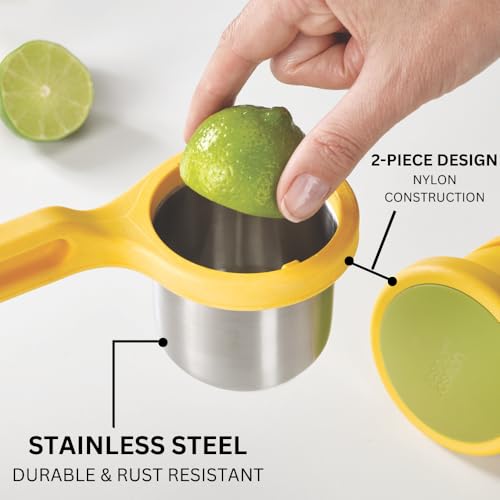 Joseph Joseph schiacciaspatate acciaio inox nylon design torsione