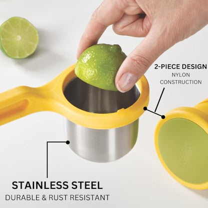 Joseph Joseph schiacciaspatate acciaio inox nylon design torsione
