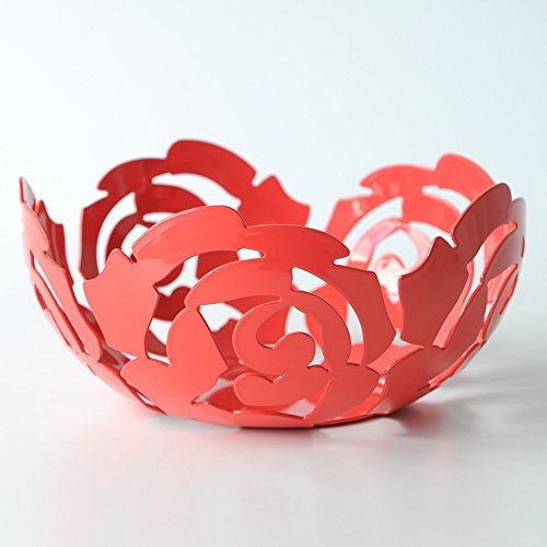 Alessi Fruttiera La Rosa acciaio inox 18/10 lucidato a specchio