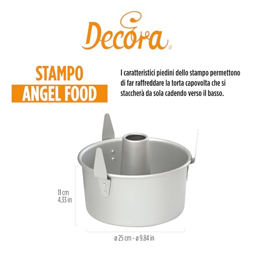 Stilmobili Decora stampo Angel Food alluminio anodizzato 17,5 cm - Stampo per torte