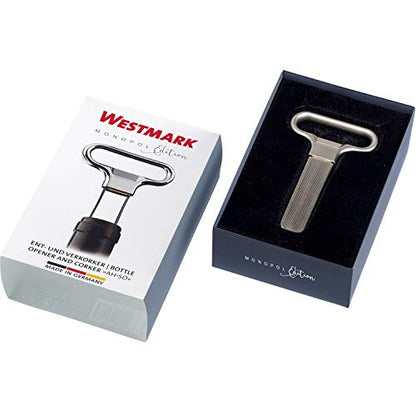 Westmark Cavatappi in acciaio temprato con doppia lama e custodia protettiva