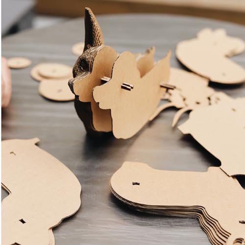 Cartonic Puzzle 3D in Cartone - Scultura ecologica in cartone pretagliato