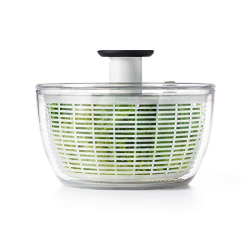 OXO centrifuga per insalata acciaio inox con base antiscivolo
