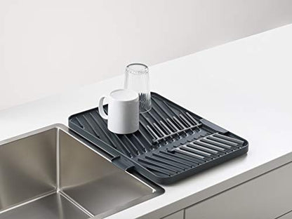 Joseph Joseph scolapiatti grigio pieghevole con drenaggio automatico