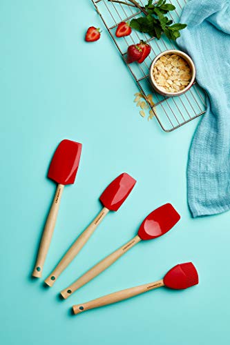 Le Creuset Spatola in silicone resistente al calore, testa speciale per pentole e padelle