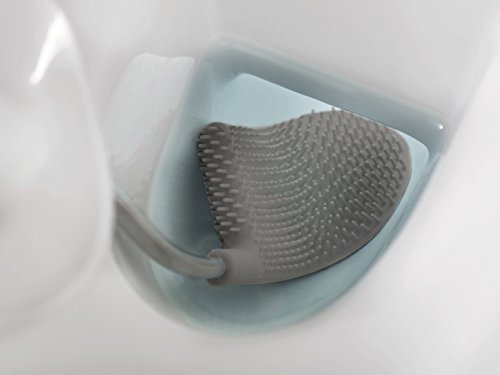 Joseph Joseph Scopino WC Flex bianco grigio con supporto design ergonomico