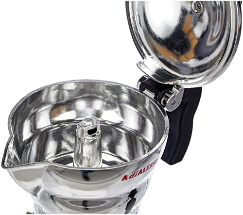 Alessi Moka Caffettiera Espresso fusione alluminio nero design Mendini