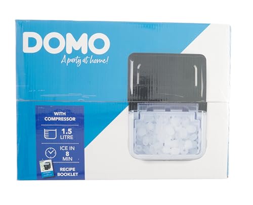 Domo Ice Cube Maker DO9220IB - macchina ghiaccio automatica colore nero