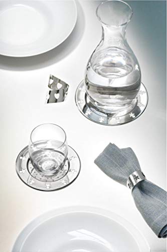 Alessi Set 4 Mini Girotondo in acciaio inossidabile 18/10 lucido - Design King-Kong