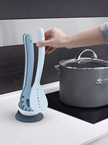Joseph Joseph Set 5 Utensili Nest con Base - Utensili da Cucina Impilabili