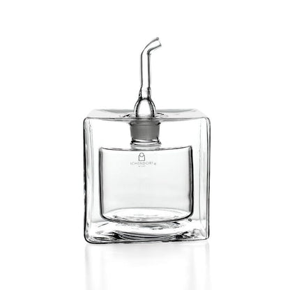 Ichendorf Oliera Cube in vetro doppio soffiato, design elegante per la tavola