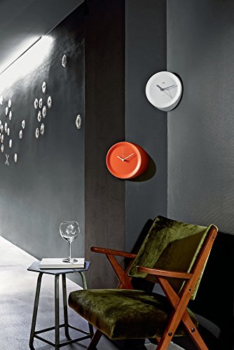 Alessi Ora orologio da parete angolare resina design Giulio Iacchetti