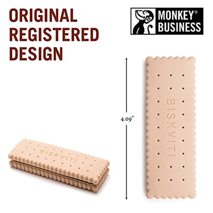 Monkey Business Infusore silicone marrone a forma di biscotto per tè