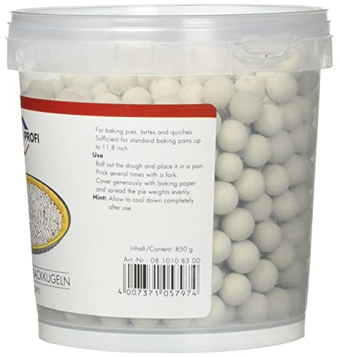 Küchenprofi sfere cottura ceramica bianca 850g per teglie - Stilmobili