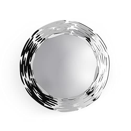 Alessi Cestino Centrotavola BM10 acciaio inossidabile decoro laser naturale