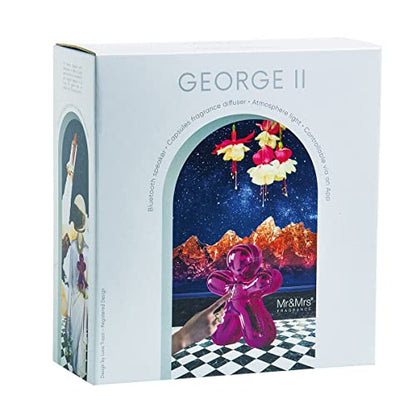 Mr&Mrs George II Speaker diffusore profumo Bluetooth luce 7 colori nero
