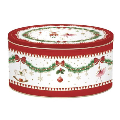 Easy Life Set 3 Scatole Natale Magie De Noel in latta con stampa natalizia - Stilmobili