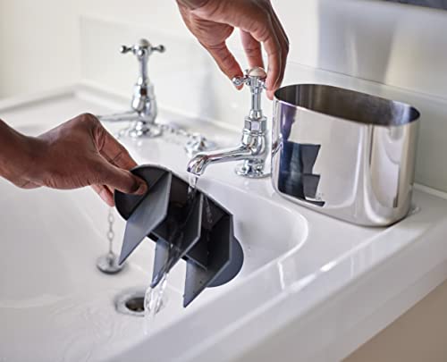 Joseph Joseph Organizer da Bagno in acciaio inox lucidato con divisori