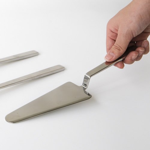 Alessi pala per torta Santiago in acciaio inox, design David Chipperfield
