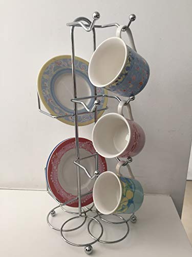 Fade Porta Tazzine Caffè acciaio silver design italiano - Stilmobili