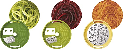 Joseph Joseph Spiralizzatore autocontenuto per verdure - design compatto e innovativo