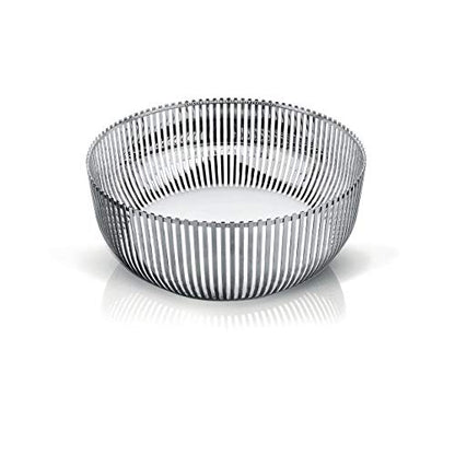Alessi Fruttiera in acciaio inossidabile design Pierre Charpin, diametro 24 cm