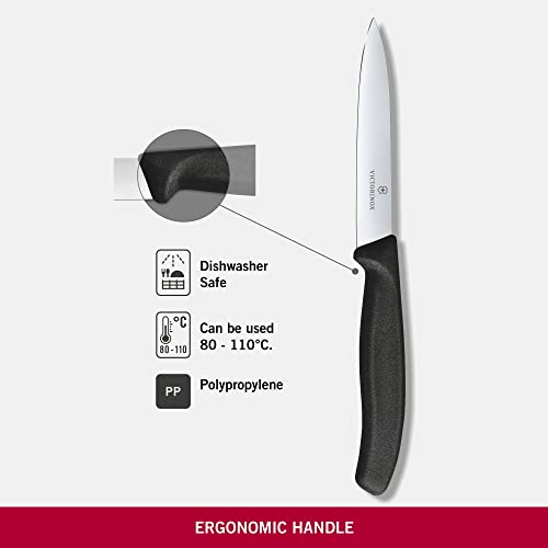 Victorinox 6.7703 Coltello per verdura Swiss Classic 10 cm lama acciaio manico nero