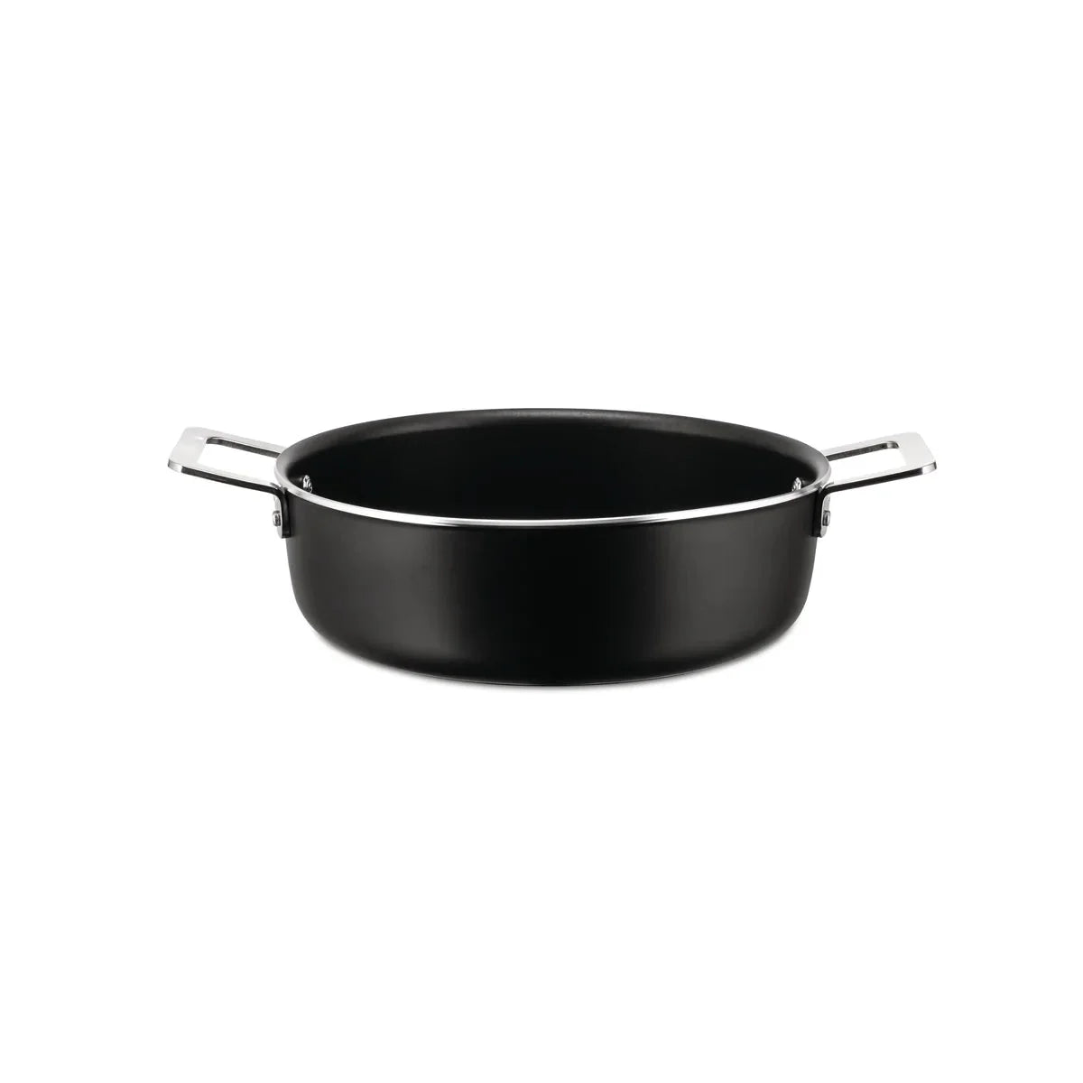 Alessi — Pots&Pans AJM102/24 AJM102/24B | Kasserolle aus Aluminium mit Antihaftbeschichtung