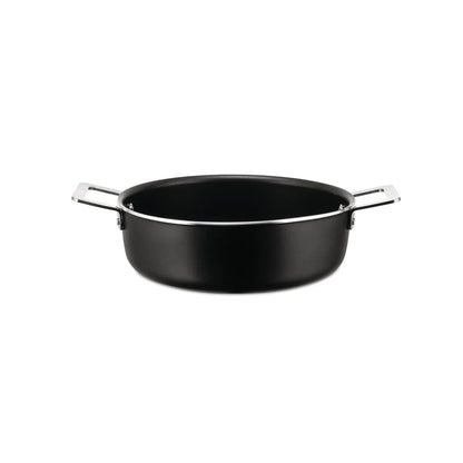 Alessi — Pots&Pans AJM102/24 AJM102/24B | Kasserolle aus Aluminium mit Antihaftbeschichtung