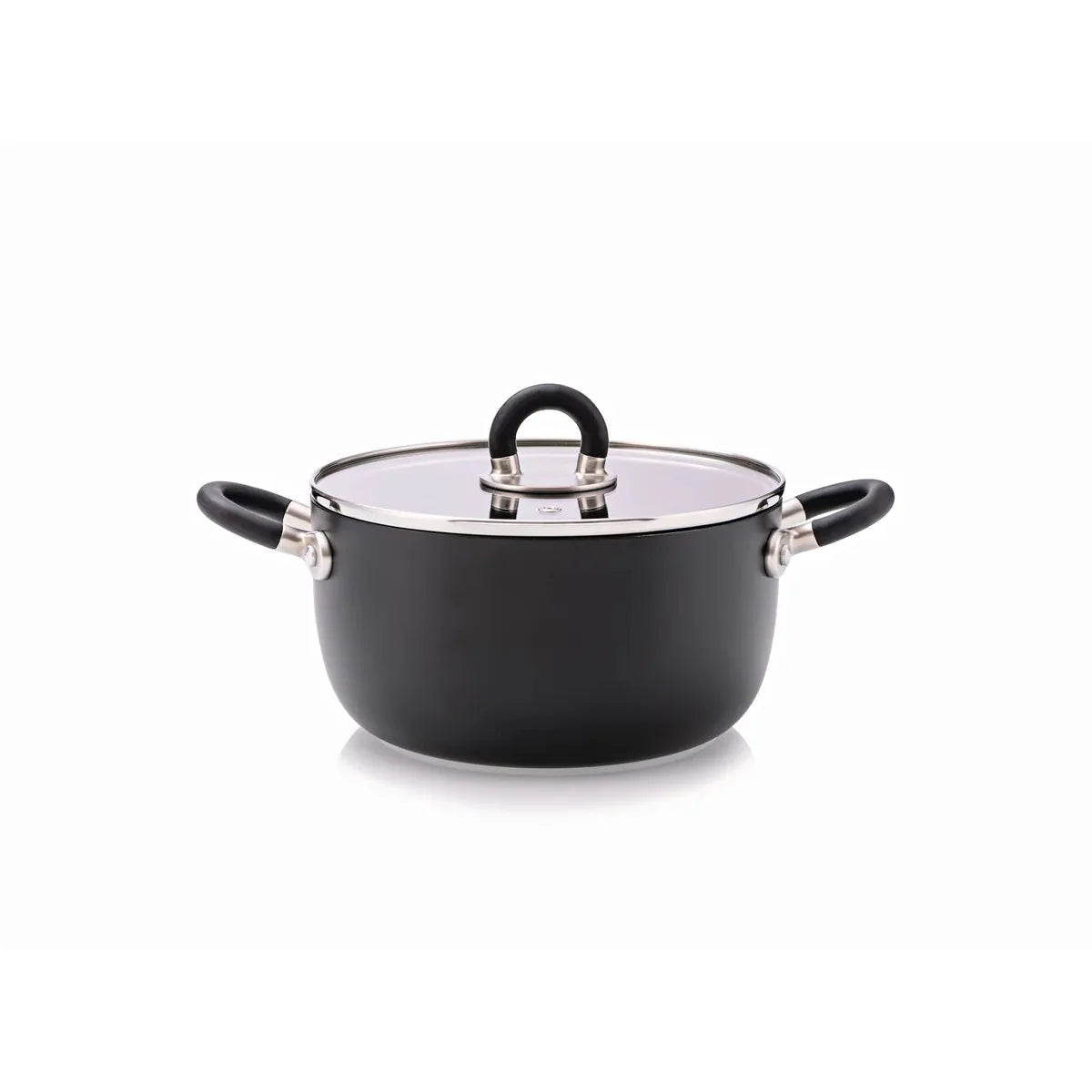 Alessi — STEN ABGMP3625B | Kochtopf aus antihaftbeschichtetem Aluminium Iacche