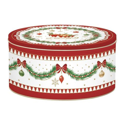 Easy Life Set 3 Scatole Natale Magie De Noel in latta con stampa natalizia - Stilmobili