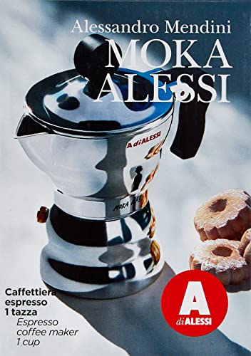 Alessi Moka Caffettiera Espresso fusione alluminio nero design Mendini