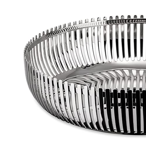 Alessi Cestino Portaoggetti PCH02 acciaio inossidabile 23 cm design Pierre Chapin