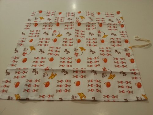 Alessi Set 2 Tovaglioli Bassetti Mixed Salad cotone 42x42 cm con bottone
