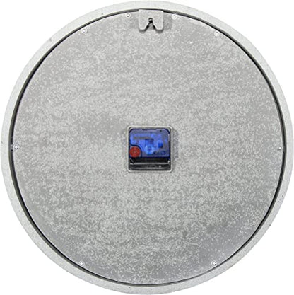 NeXtime Concrete Love orologio da parete 39cm resina grigia design moderno