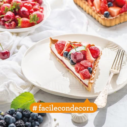 Decora stampo crostata rotondo fondo mobile Ø28 cm acciaio antiaderente