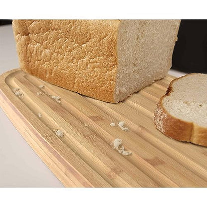 Joseph Joseph contenitore pane polipropilene coperchio bambù tagliere reversibile