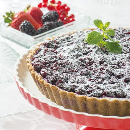 Decora stampo crostata rotondo fondo mobile Ø28 cm acciaio antiaderente