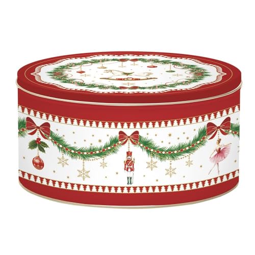 Easy Life Set 3 Scatole Natale Magie De Noel in latta con stampa natalizia - Stilmobili