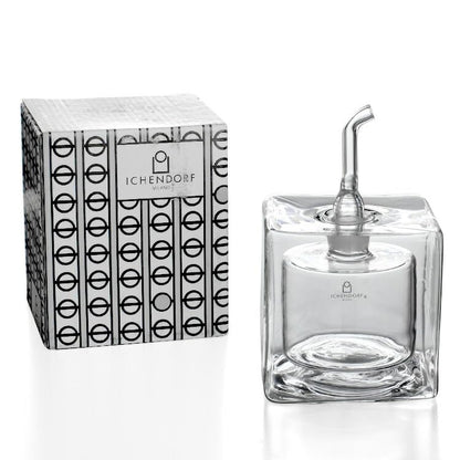 Ichendorf Oliera Cube in vetro doppio soffiato, design elegante per la tavola
