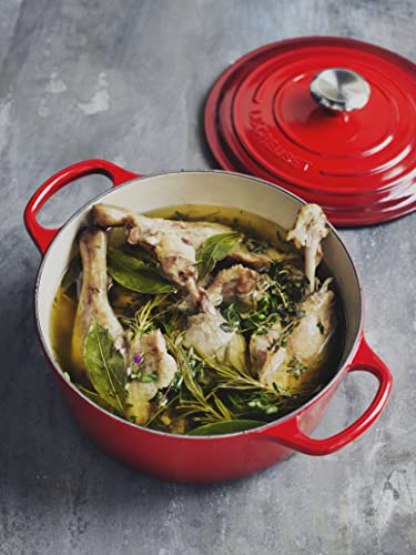 Le Creuset Cocotte rotonda Evolution in ghisa colore rosso - Stilmobili