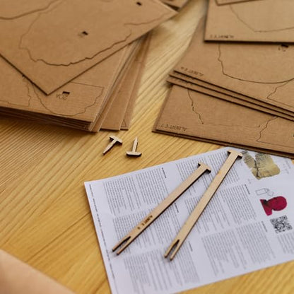 Cartonic Puzzle 3D in Cartone - Scultura ecologica in cartone pretagliato
