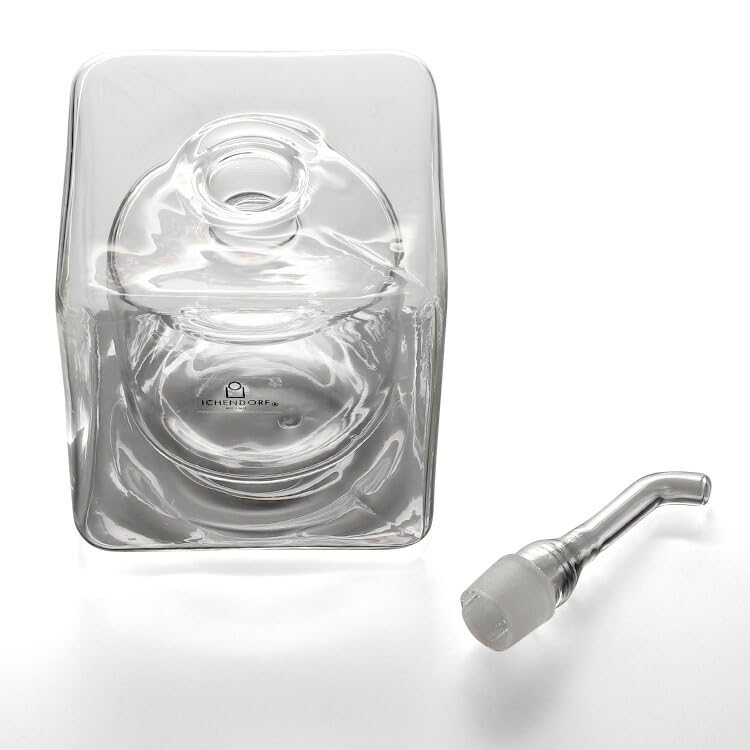 Ichendorf Oliera Cube in vetro doppio soffiato, design elegante per la tavola