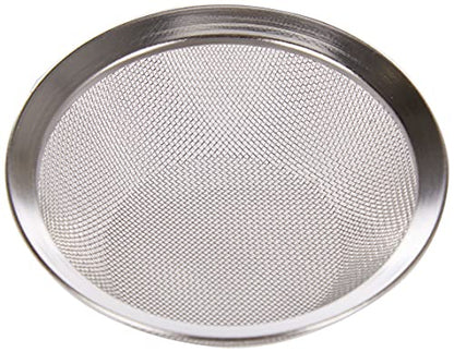 Cilio imbuto decantazione acciaio inossidabile argento con filtro
